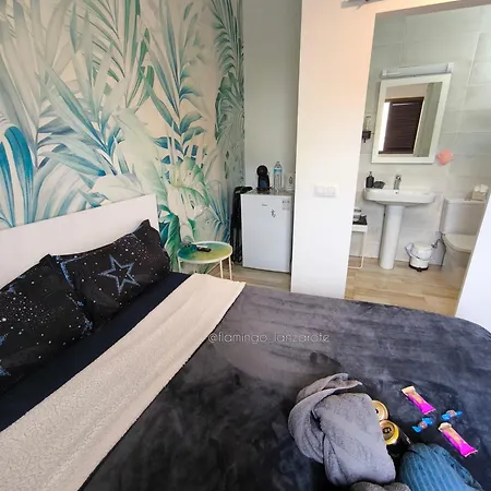 Habitación Cactus, Entrada Privada Y Baño Privado En By Flamingo House, No Fumadores Apartamento